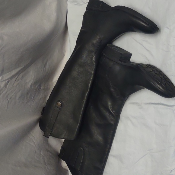 Sam Edelman tall, 100% leather, black, zip up "Penny" boots Size 6.5 Medium - Picture 3 of 16